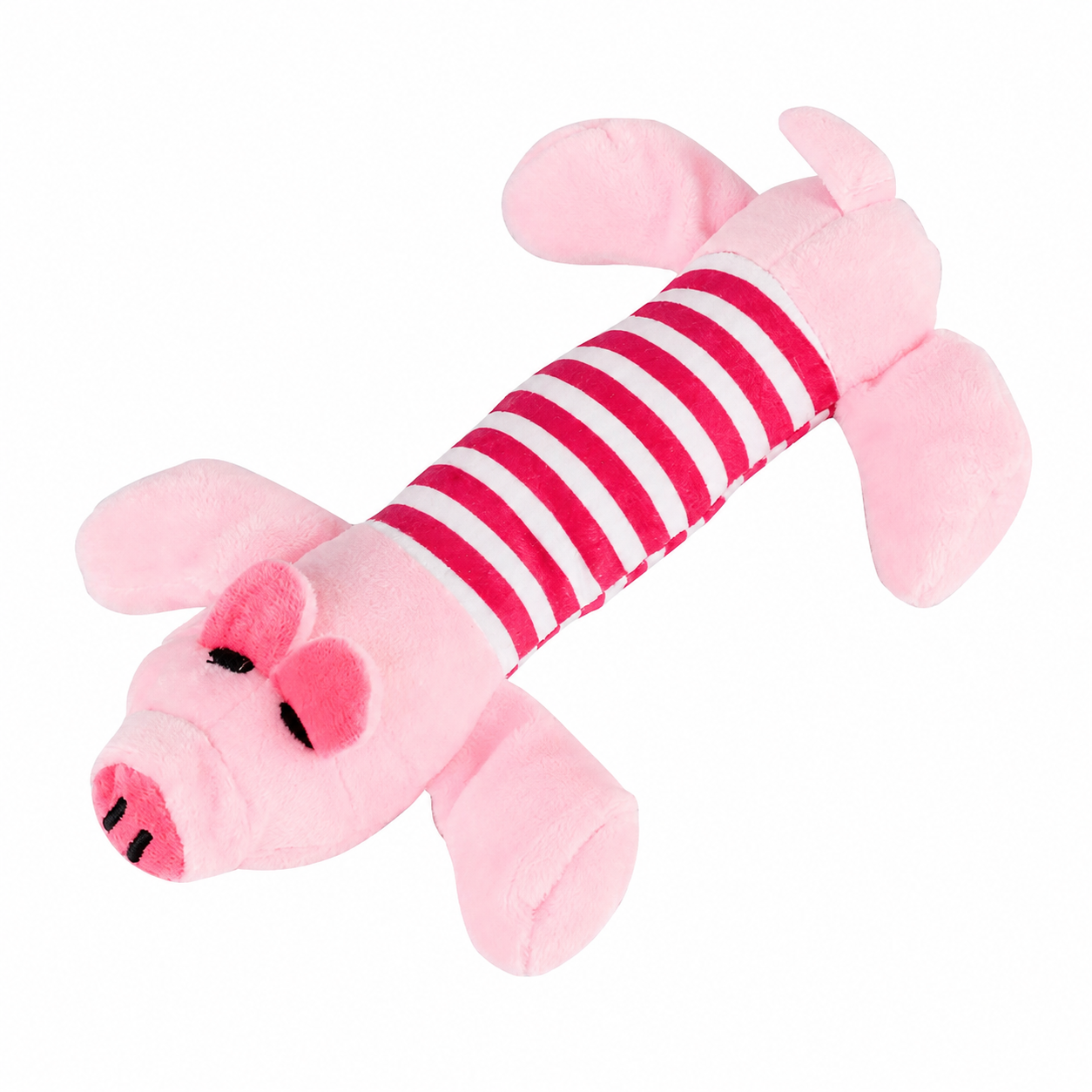 Pig Elephant Plush Dog Toy with Squeaker Interactive Pet Play Toy