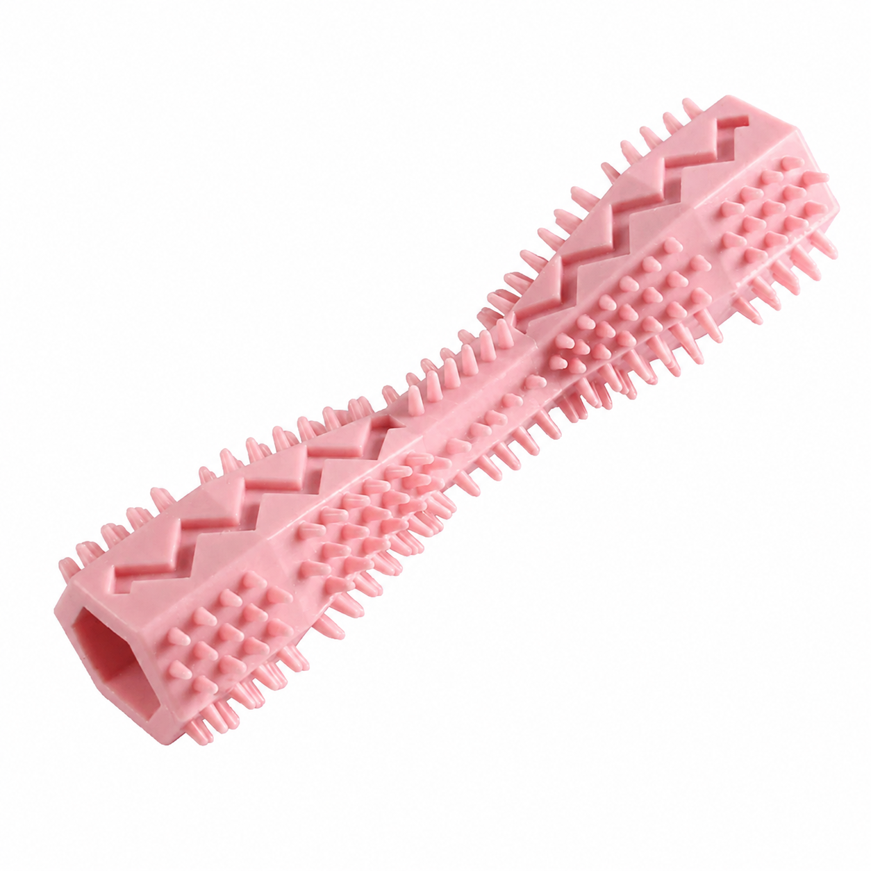 Dog Treat Dispensing Chew Stick Interactive Toy - Pink