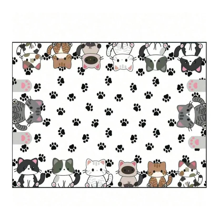 Water Absorbent Pet Mat Diatomite Non Slip Cat Litter and Food Mat