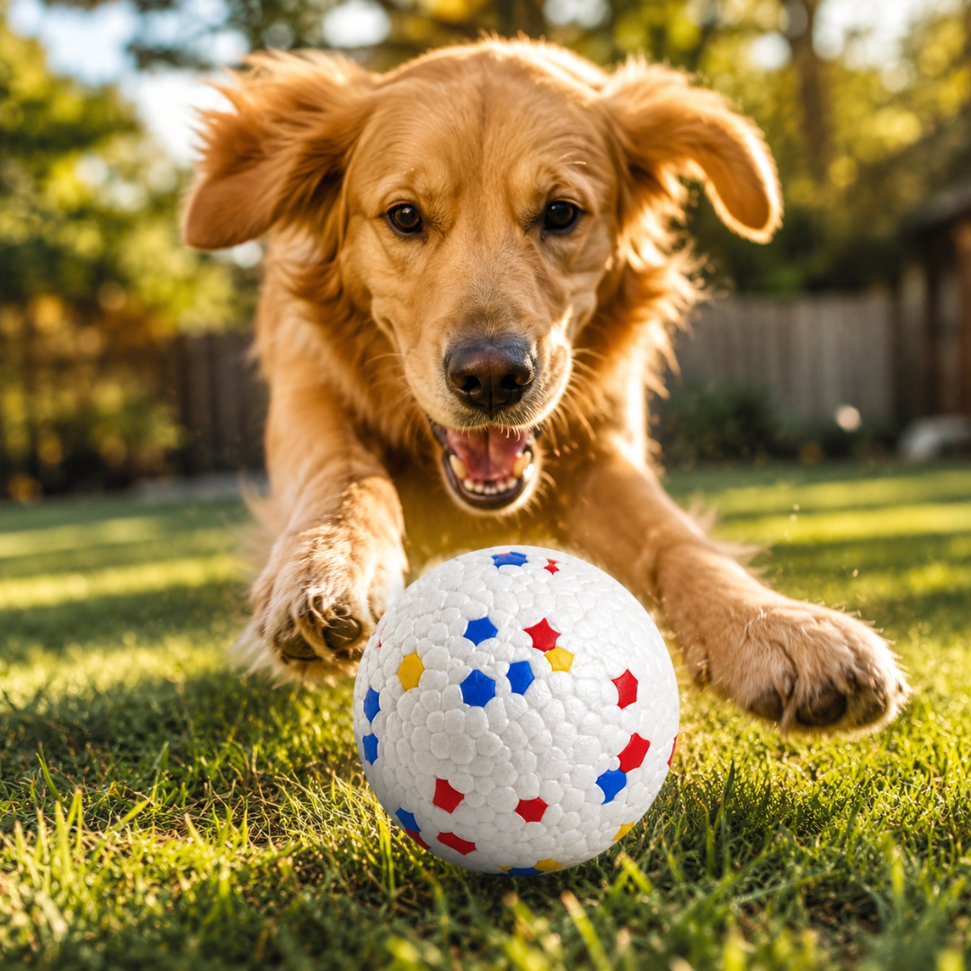 Interactive Dog Ball for Chewing Fetch and Daily Play
