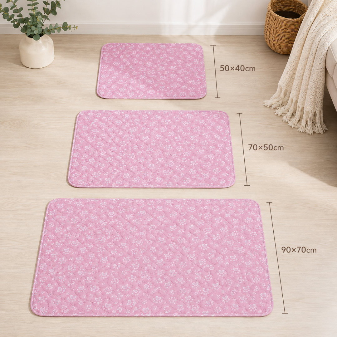 Multi Use Washable Pet Pee Mat Reusable Dog Training Pad for Indoor Protection