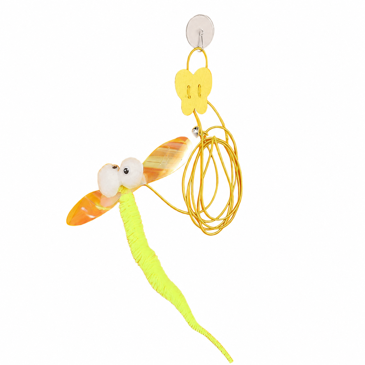 Cat Teaser Wand Toy with Suction Cup Interactive Toy