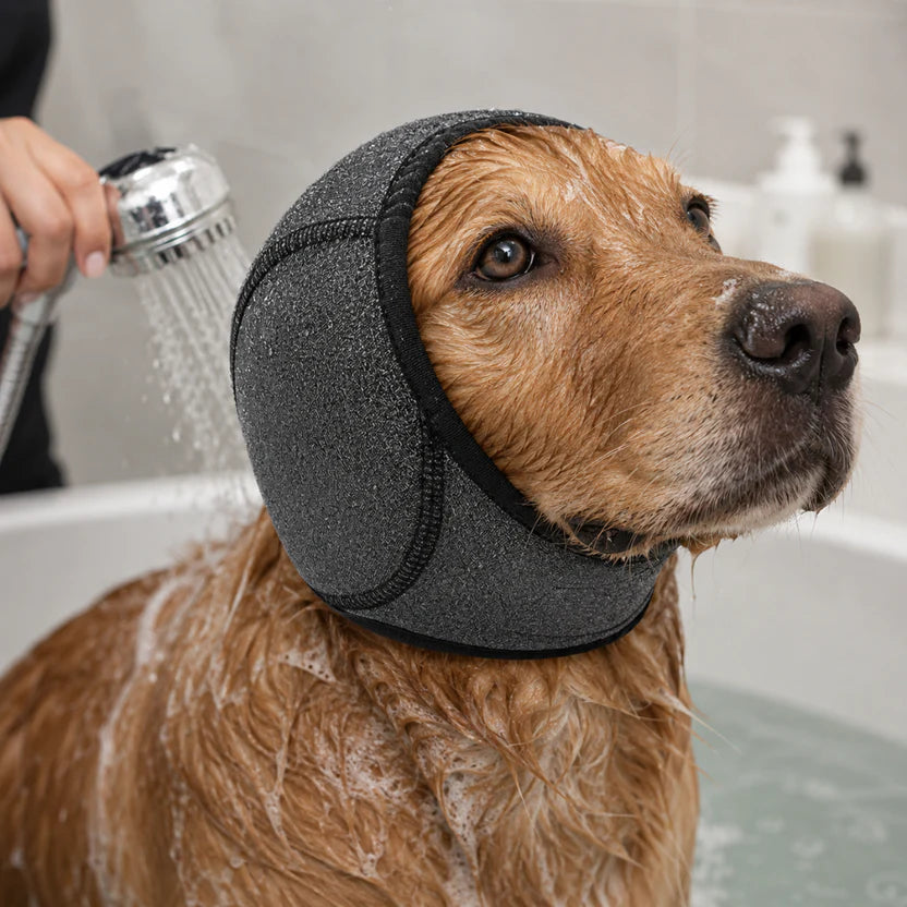 Dog Ear Protection Hood for Grooming Bathing Outdoor Activities and Noise Comfort