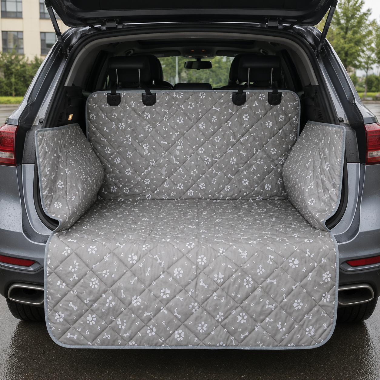Foldable Waterproof Pet Car Seat Protector for SUVs Sedans and Vans