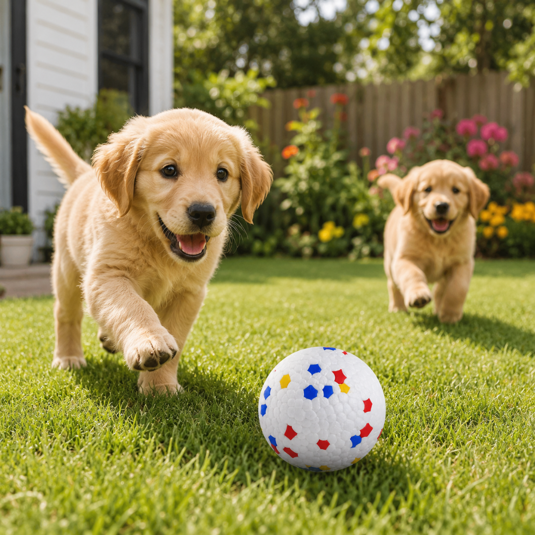Interactive Dog Ball for Chewing Fetch and Daily Play