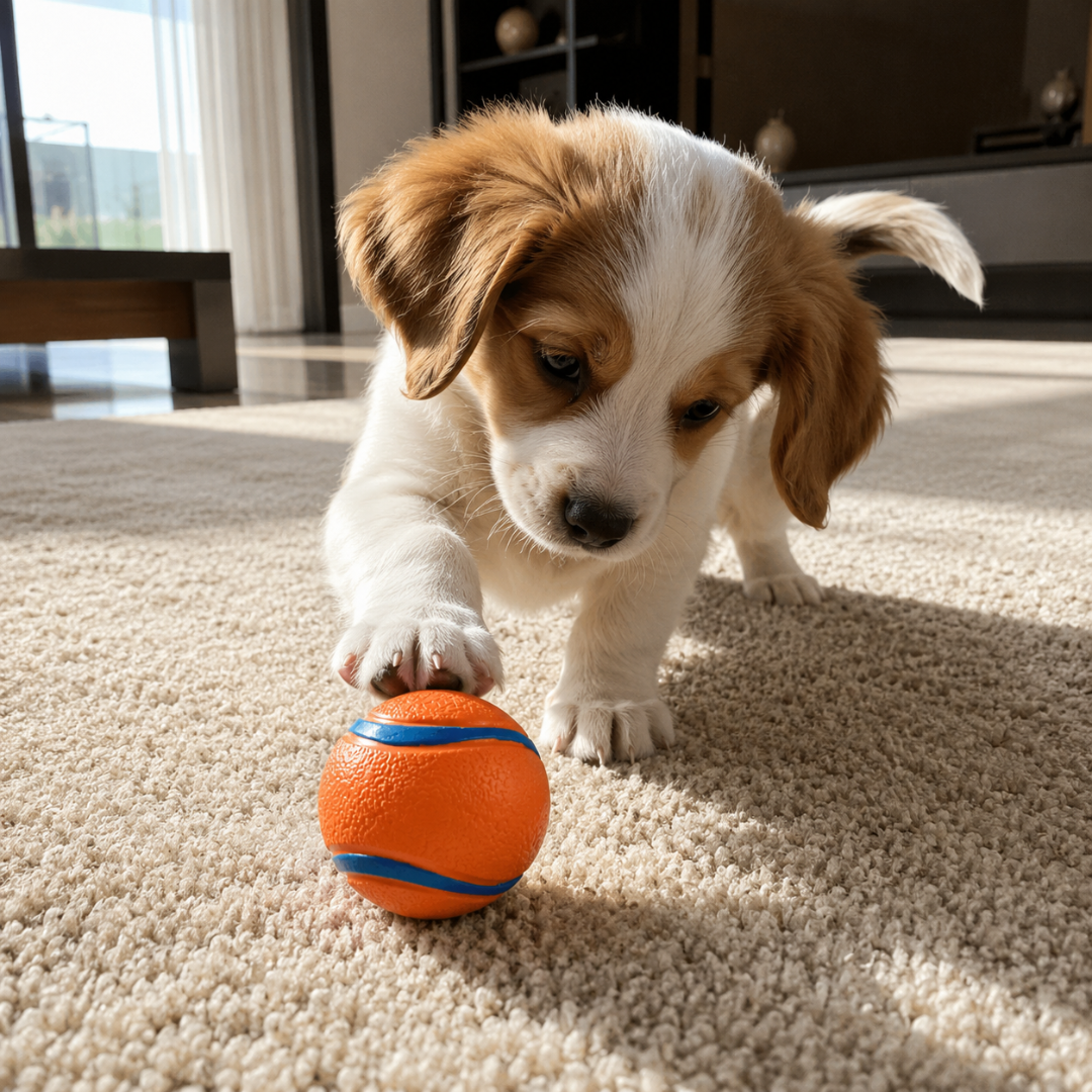 Dog Chew Ball Durable Rubber