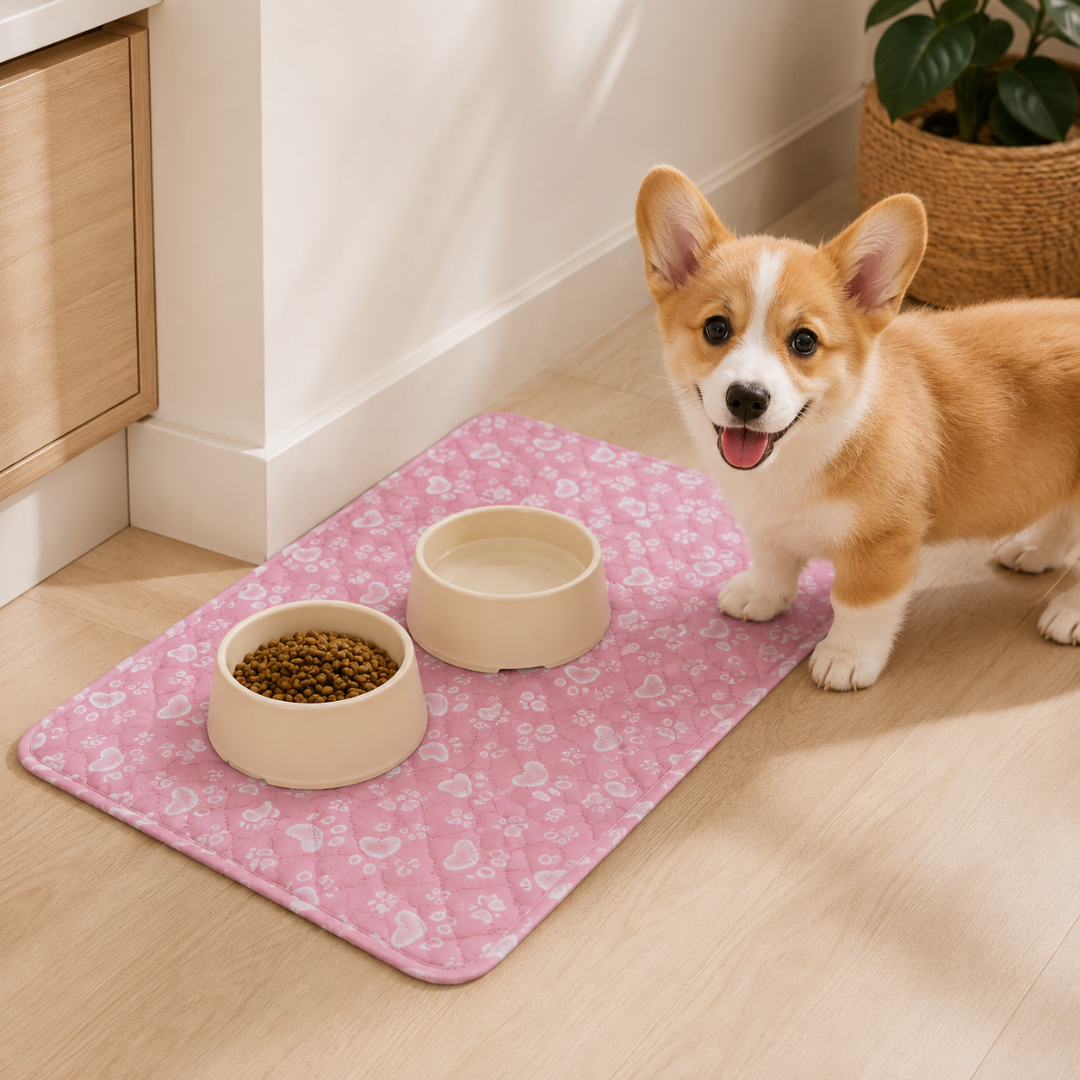 Multi Use Washable Pet Pee Mat Reusable Dog Training Pad for Indoor Protection