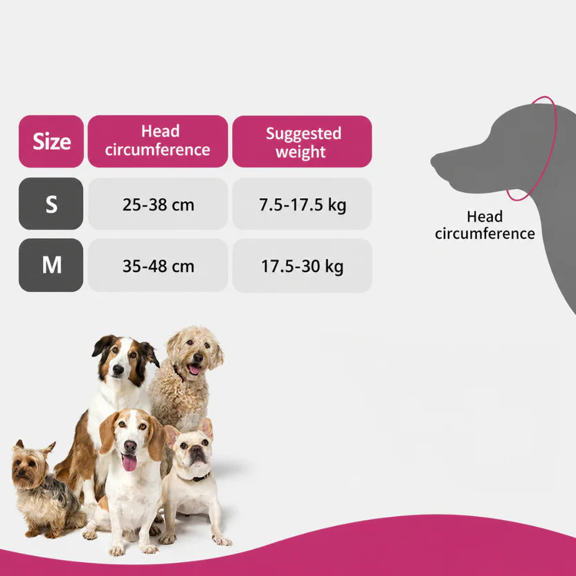 Dog Ear Protection Hood for Grooming Bathing Outdoor Activities and Noise Comfort