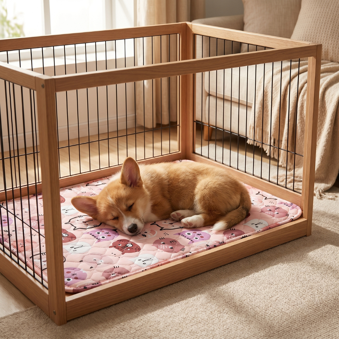 Reusable Washable Dog Training Pad Absorbent Pet Pee Mat for Indoor Floor Protection