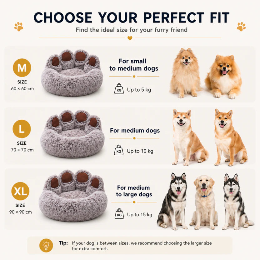 Fluffy Pet Bed Soft Sofa Cushion Basket for Cats and Dogs - Gradient Coffee
