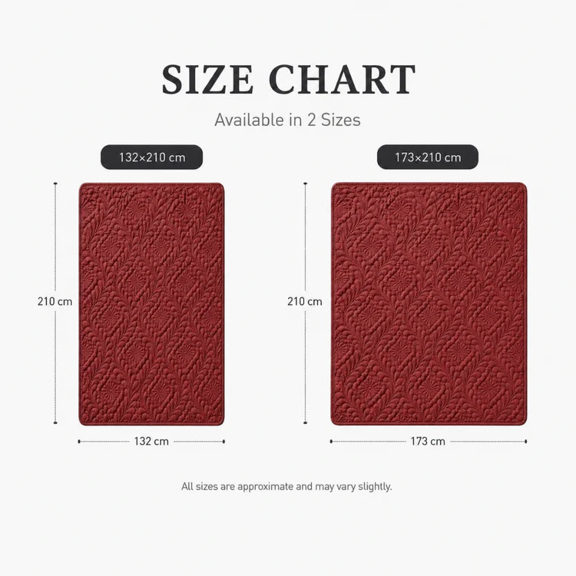 Multi-Purpose Pet Mat Waterproof Non-Slip Cover for Couch, Floor and Car - Red