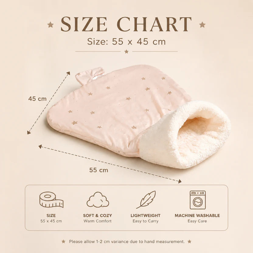 Pet Pocket Bed Soft Plush Cat Nest Sleeping Bag Cushion for Cats and Small Dogs