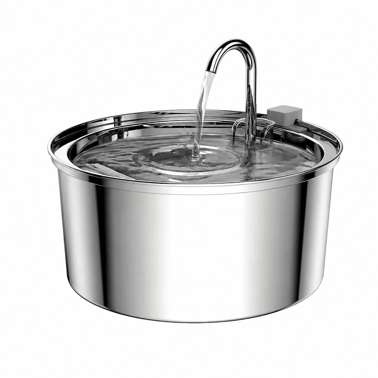 Automatic Stainless Steel Pet Water Dispenser 3L USB Powered Water Fountain for Pets - Premium Version