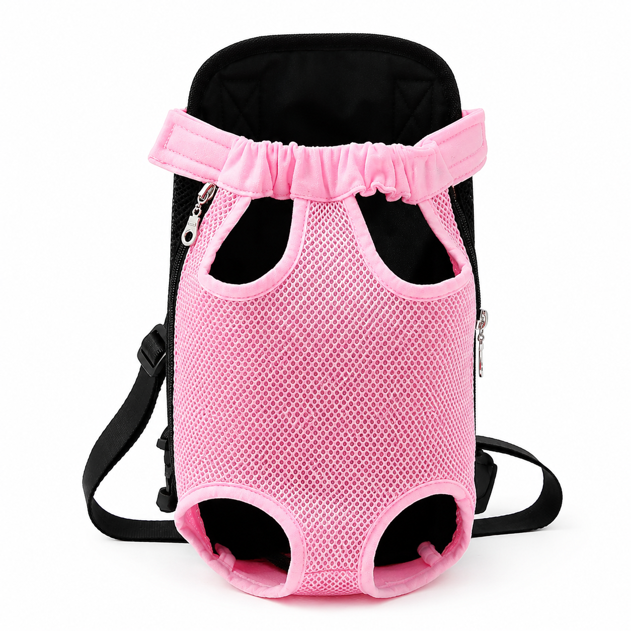 Portable Outdoor Pet Backpack Carrier for Cats and Small Dogs - Pink