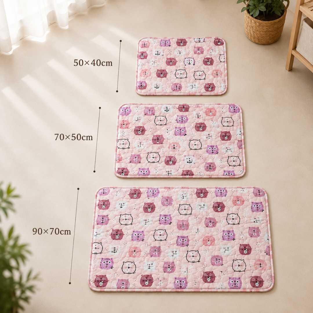 Reusable Washable Dog Training Pad Absorbent Pet Pee Mat for Indoor Floor Protection