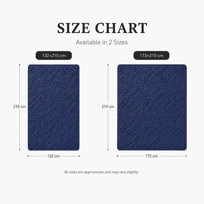 Non-Slip Waterproof Pet Cover Mat Furniture Protector for Cats and Dogs - Dark Blue
