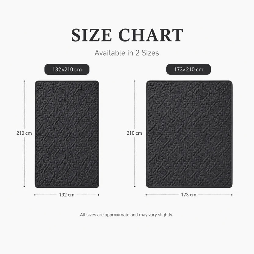 Waterproof Pet Blanket Non-Slip Furniture Cover Mat for Dogs and Cats - Black