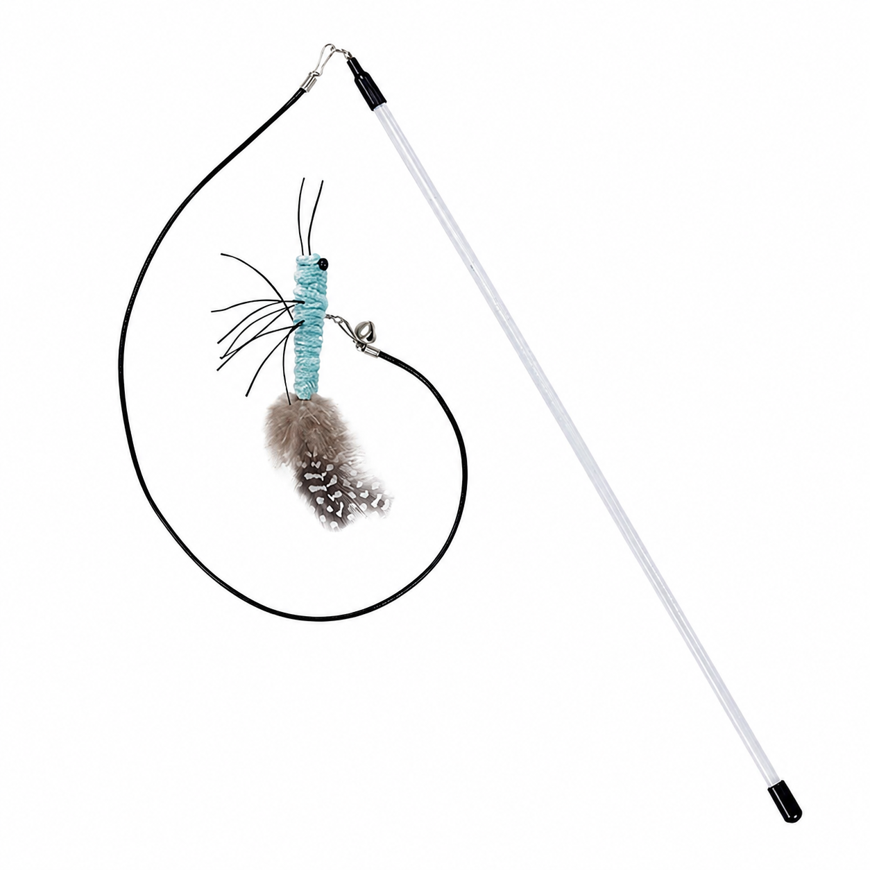 Dragonfly Feather Cat Teaser Wand
