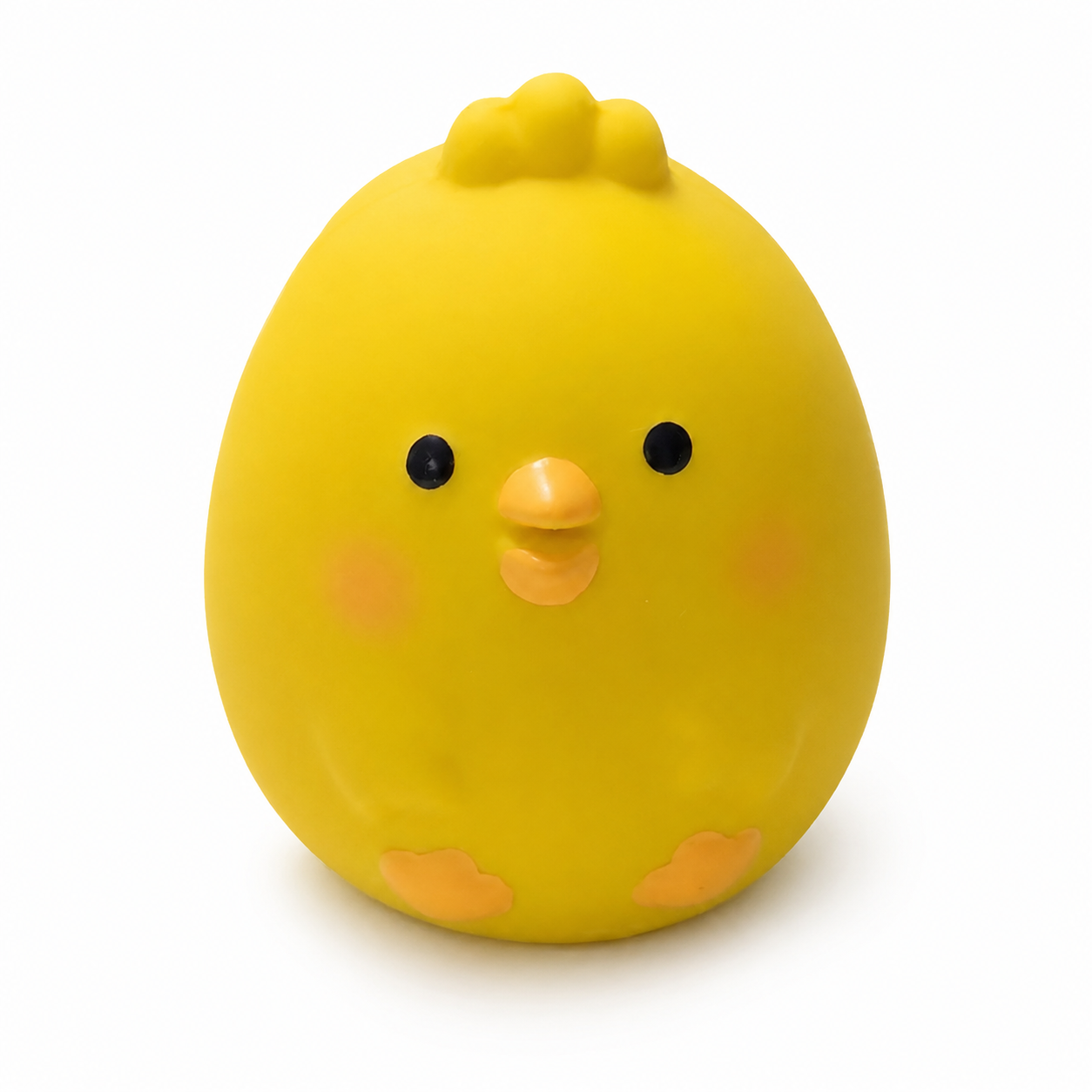 Squeaky Chicken Fun Rubber Pet Toy for Puppies and Dogs
