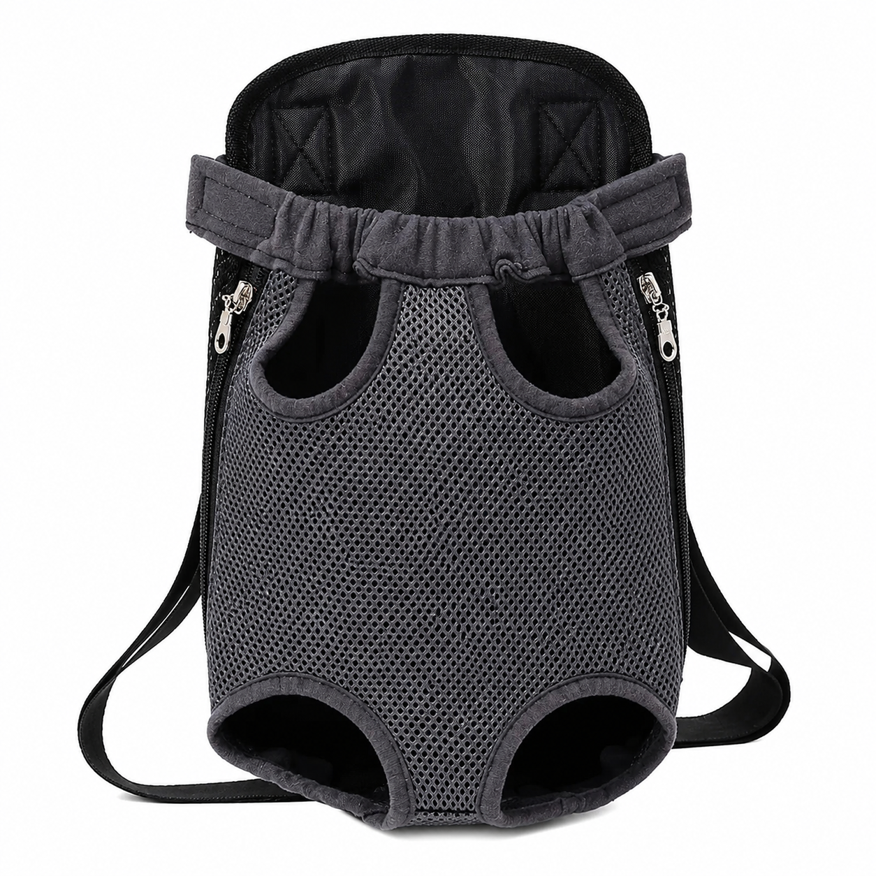 Lightweight Pet Backpack Carrier for Cats and Small Dogs - Black