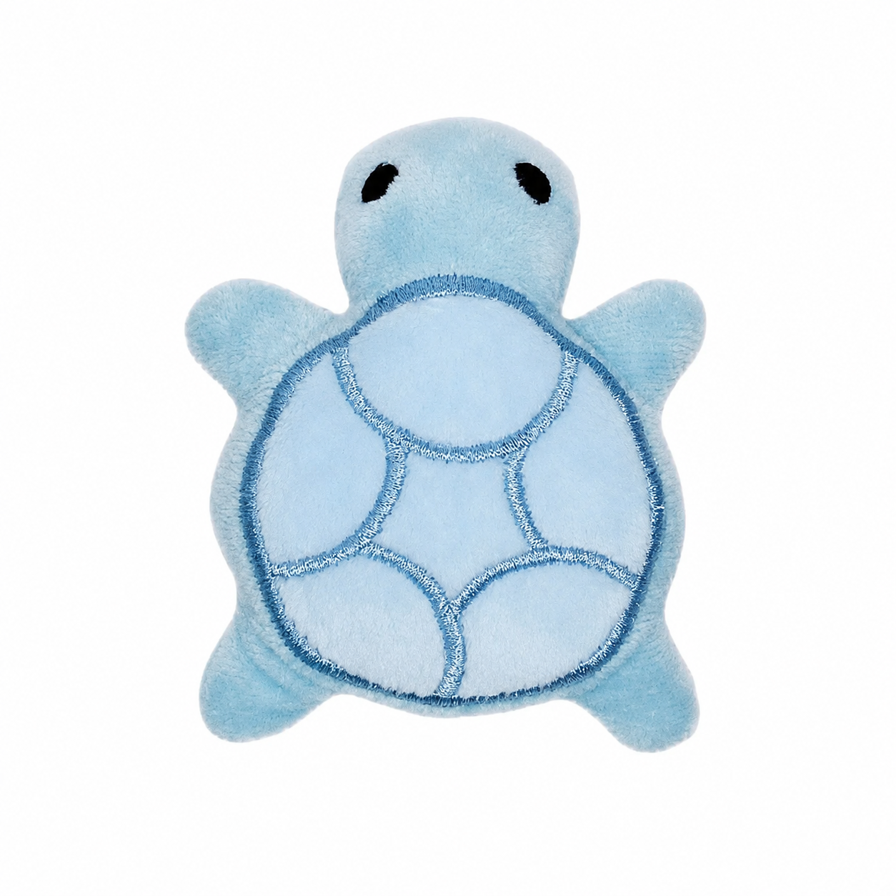 Mini Turtle Plush Dog Toy for Teething Chewing and Interactive Play