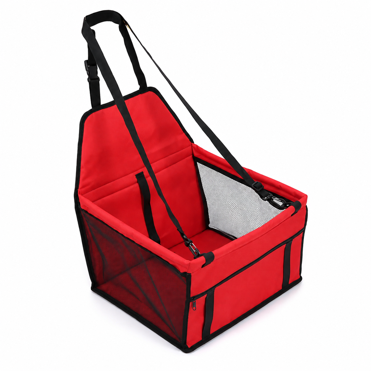 Travel Pet Car Seat for Dogs and Cats - Red