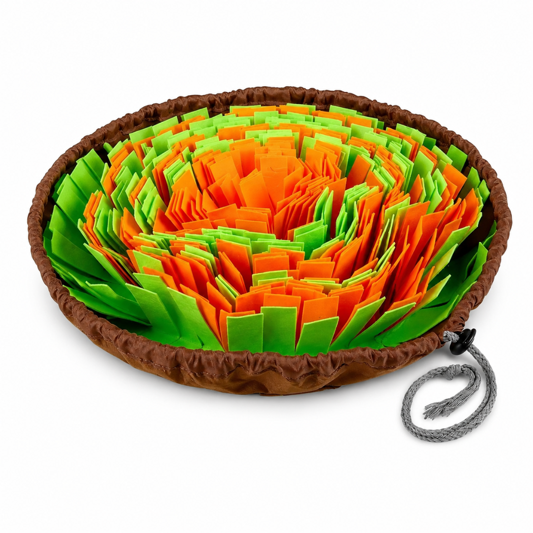 Washable Dog Snuffle Mat Foldable Felt Feeding and Training Toy