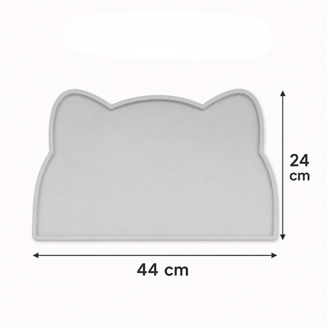 Non Slip Waterproof Pet Bowl Mat Easy Clean Feeding Pad for Dogs and Cats