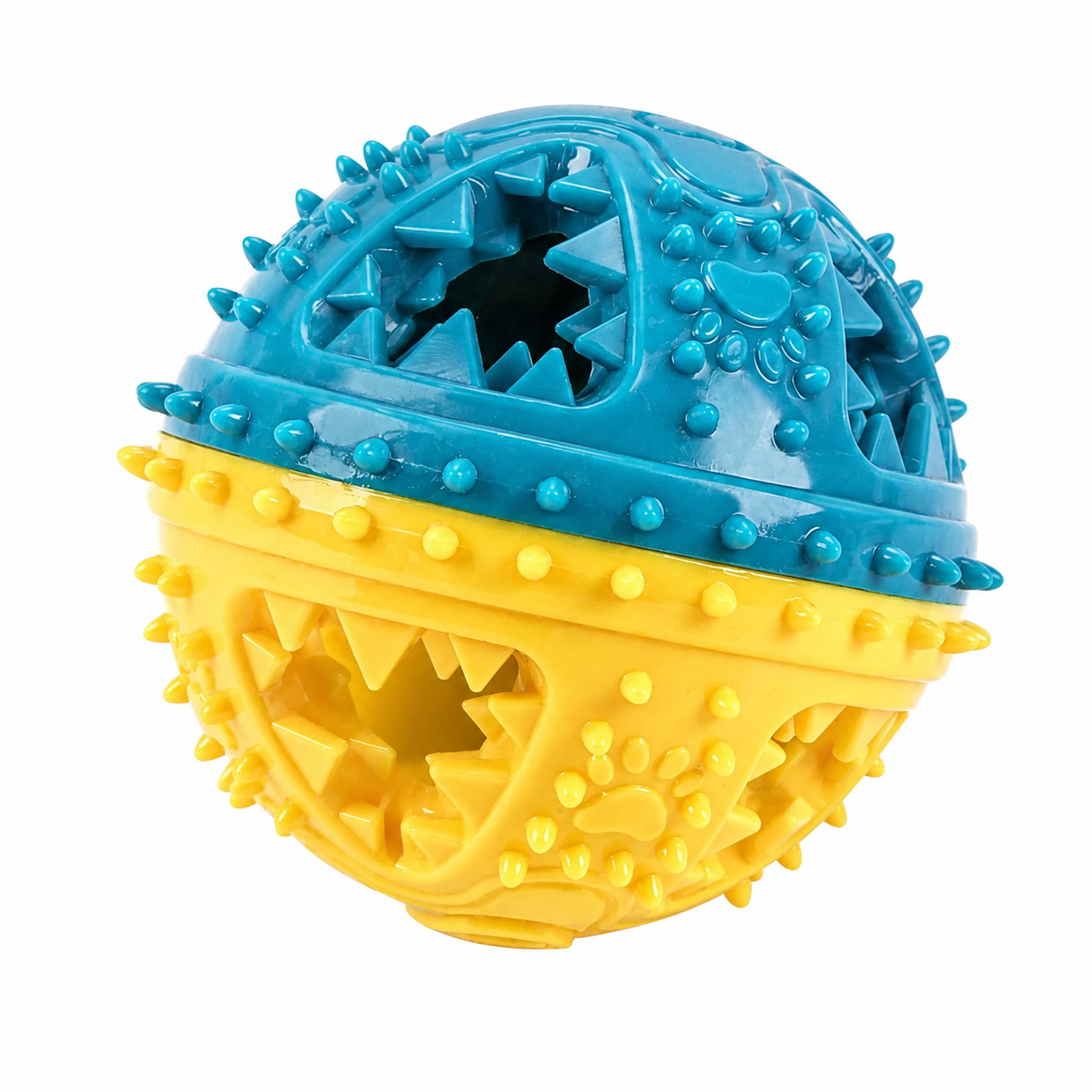 Dog Treat Dispensing Ball Toy with Bell
