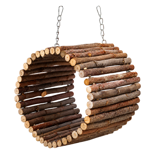 Wood Hanging Bird Perch