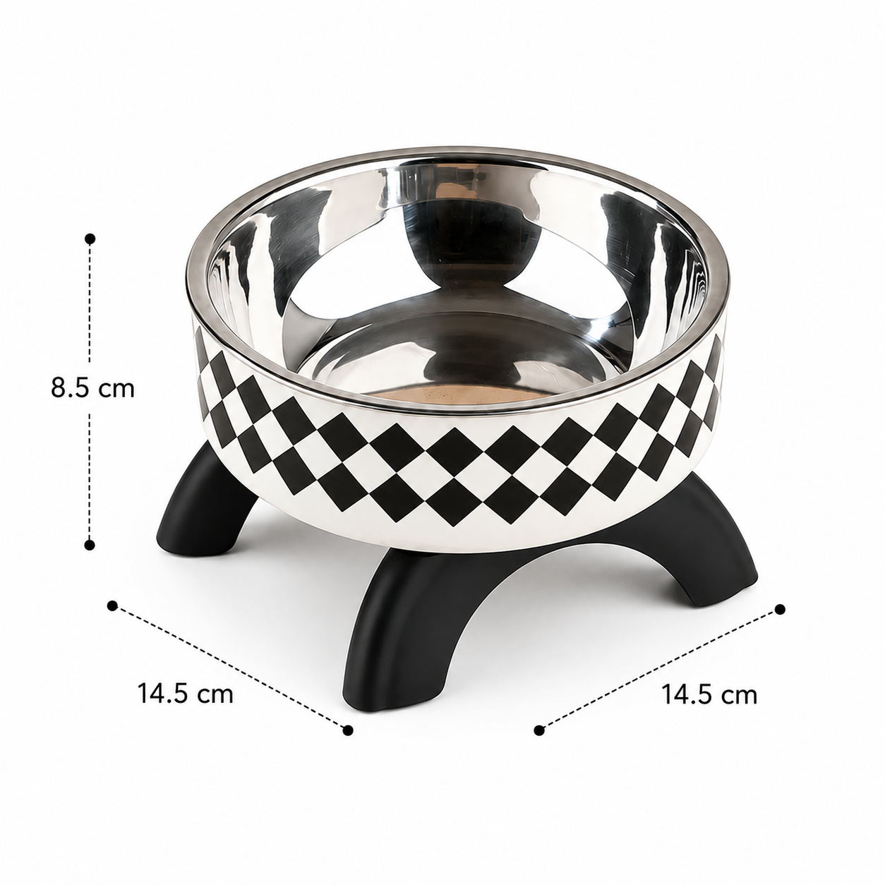Pet Feeding Bowl with Elevated Design for Cats and Small Dogs
