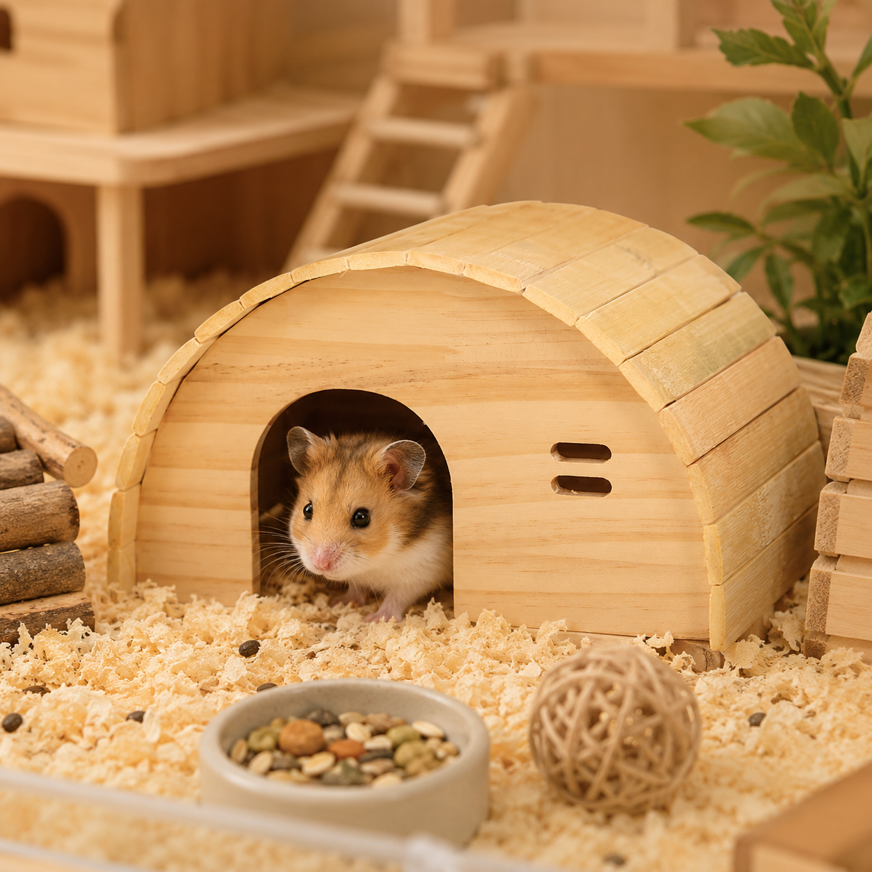 Small Animal Wooden House