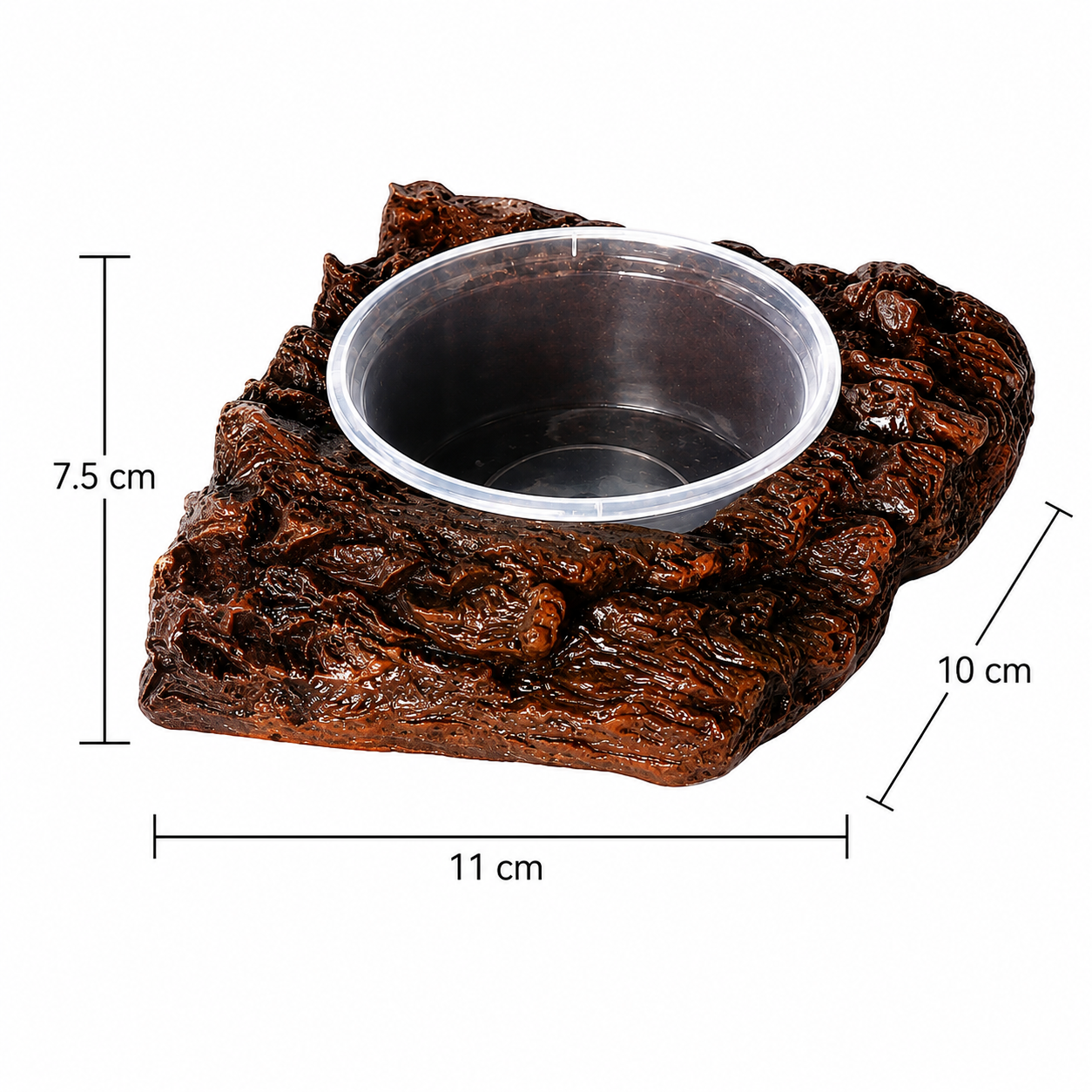 Imitation Rock Reptile Feeding Bowl