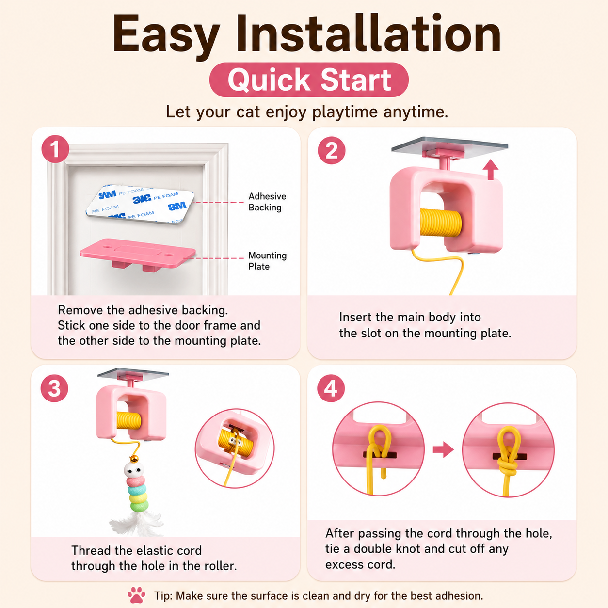 Cat Electric Smart Hanging Door Toy