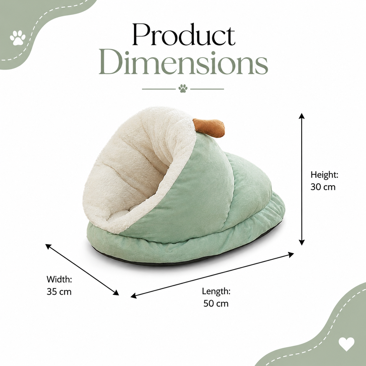 Plush Slipper-Shaped Cat Bed with Semi-Enclosed Design