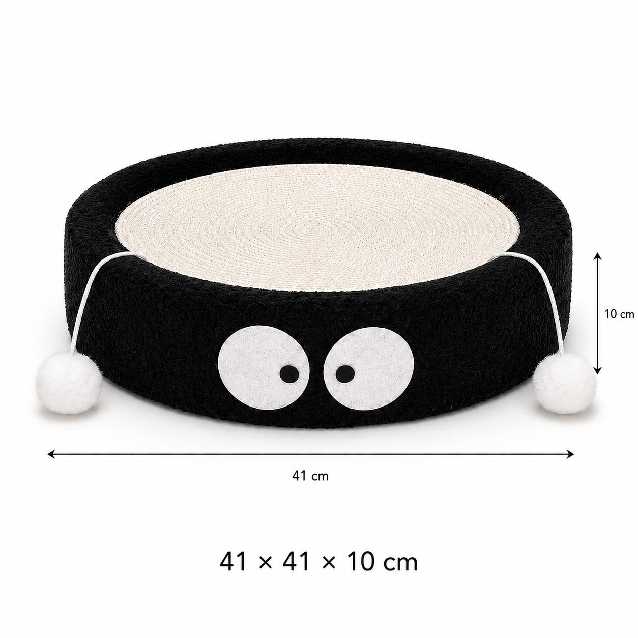 Round Cat Scratcher Bed with Sisal Scratching Pad