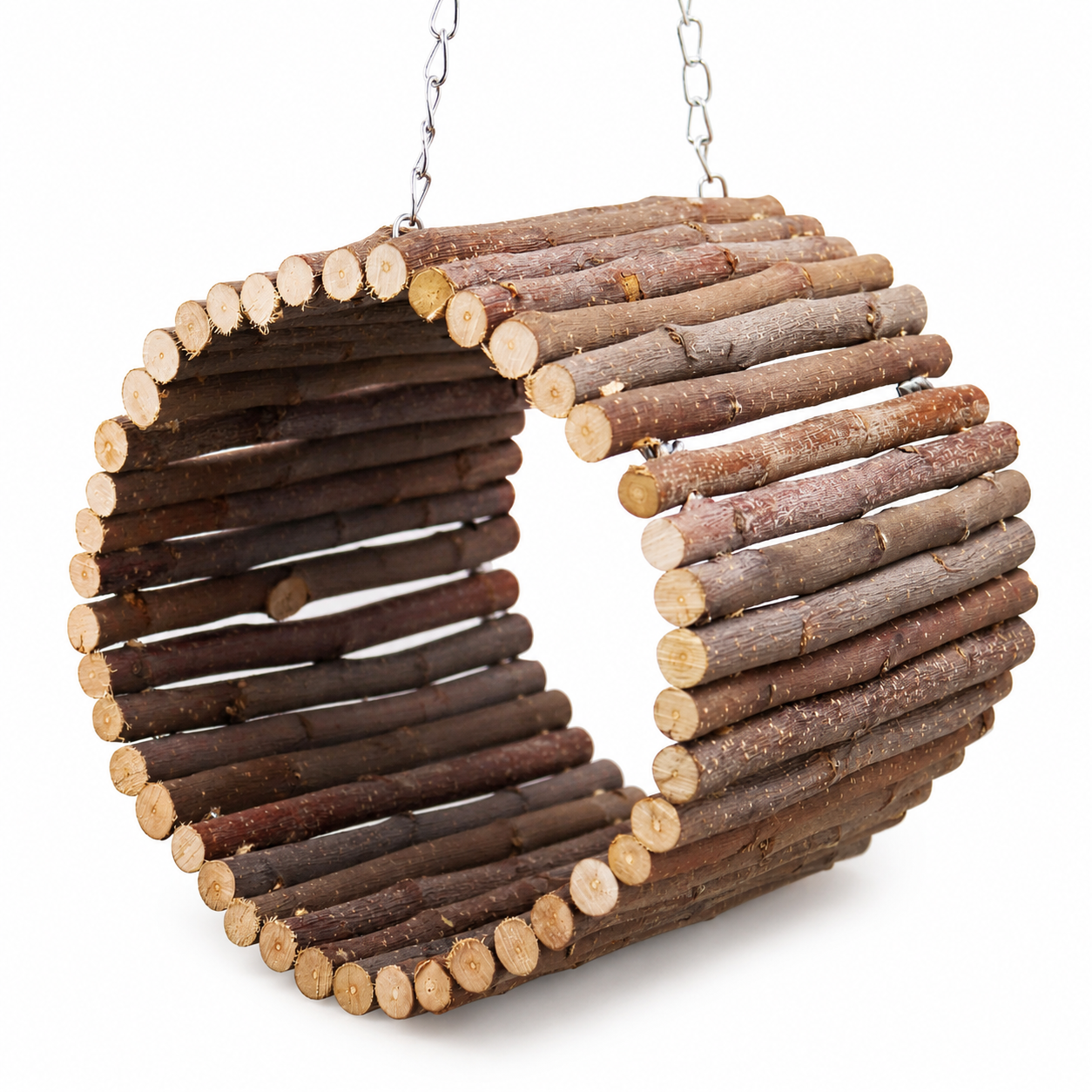 Wood Hanging Bird Perch