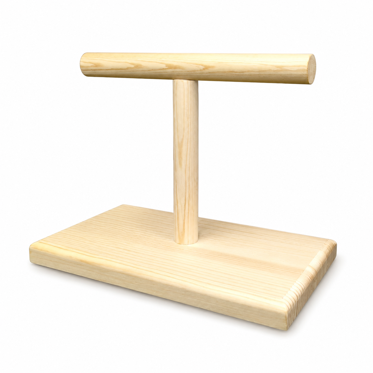Wooden Tabletop Bird Stand for Small Birds