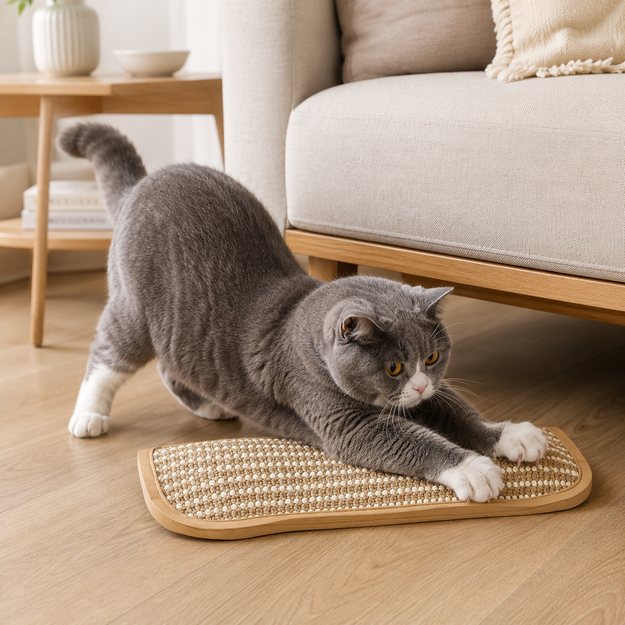 Interactive Cat Toy Pillow and Scratch Pad