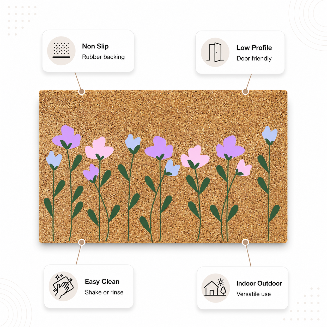 Flowers Doormat