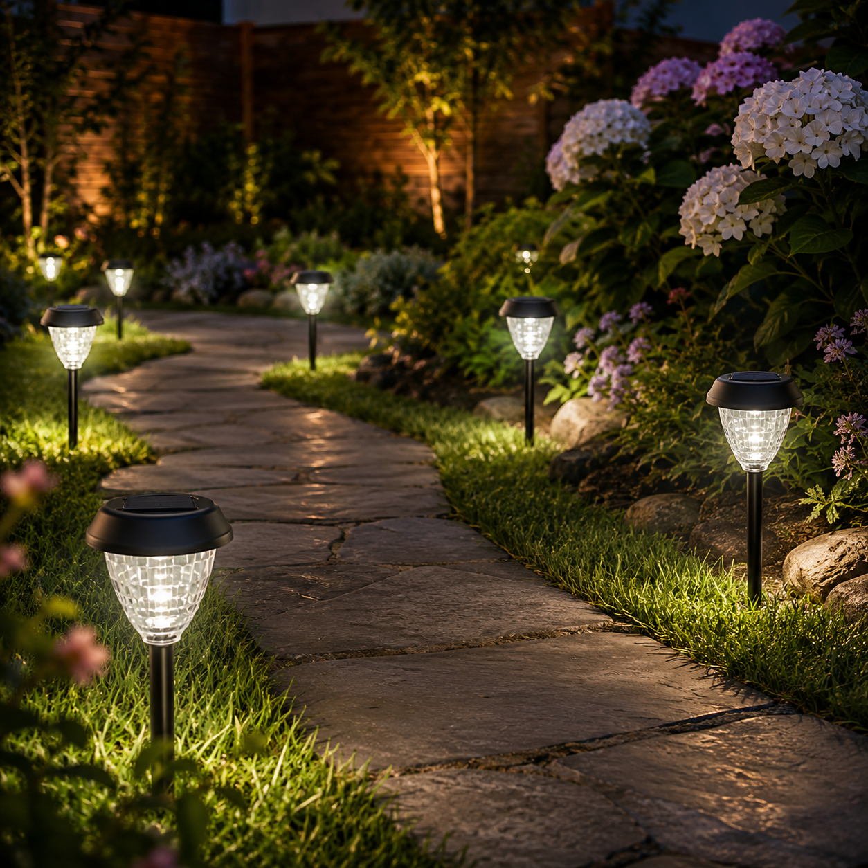 Waterproof Solar Powered LED Garden Ground Light