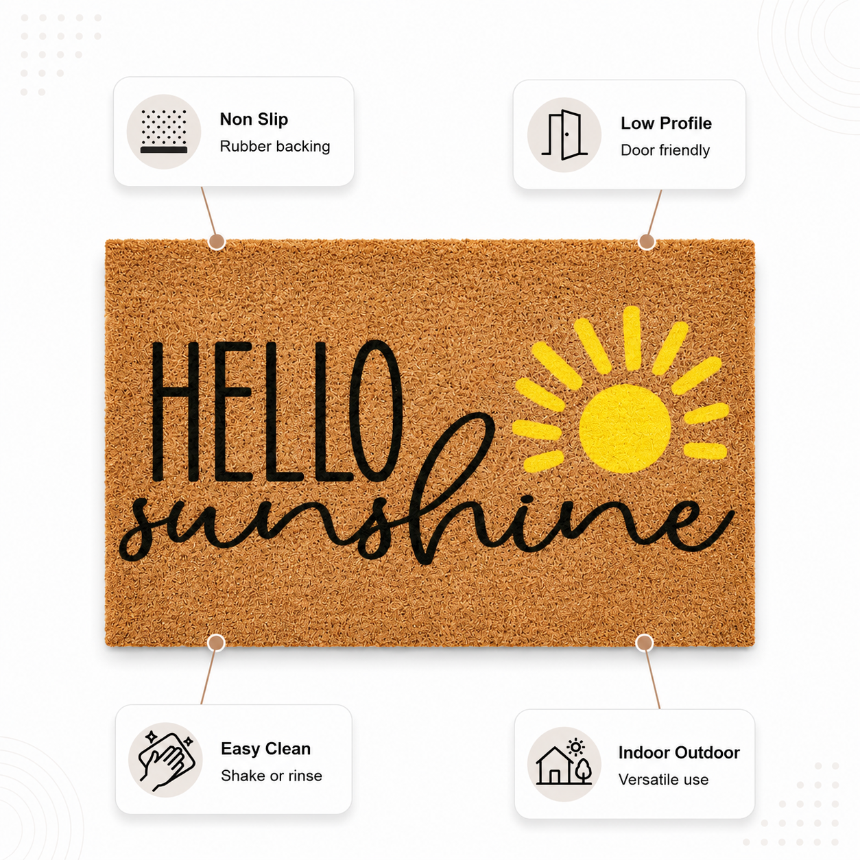 Hello Sunshine Doormat