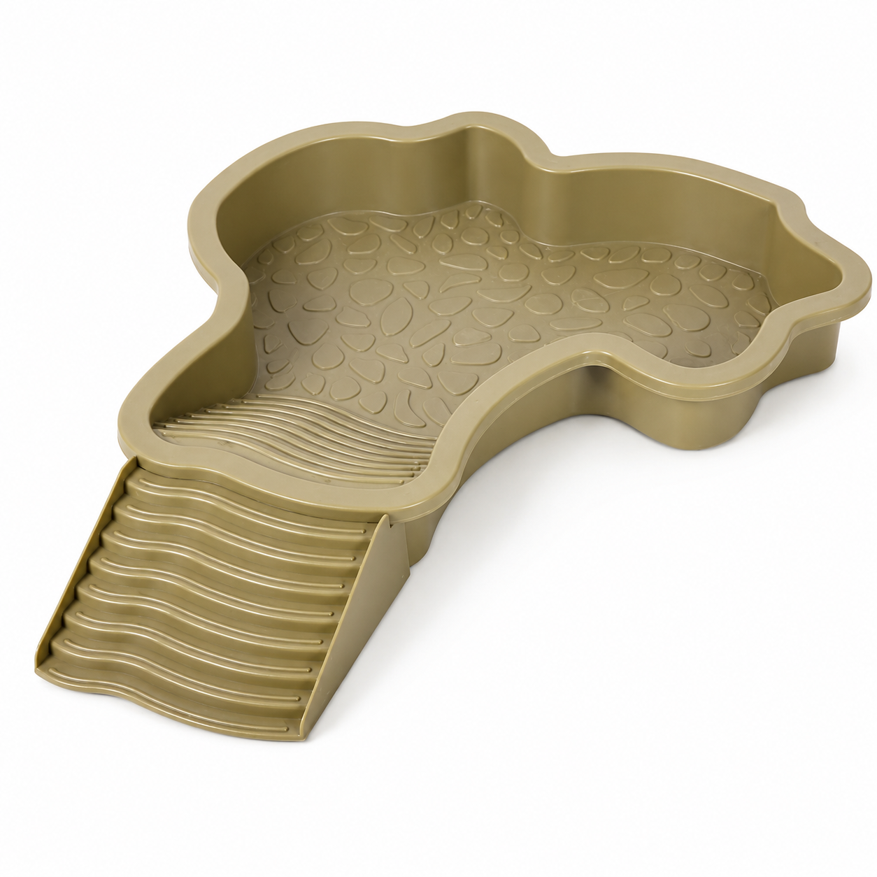 Reptile Bath Tub with Ramp
