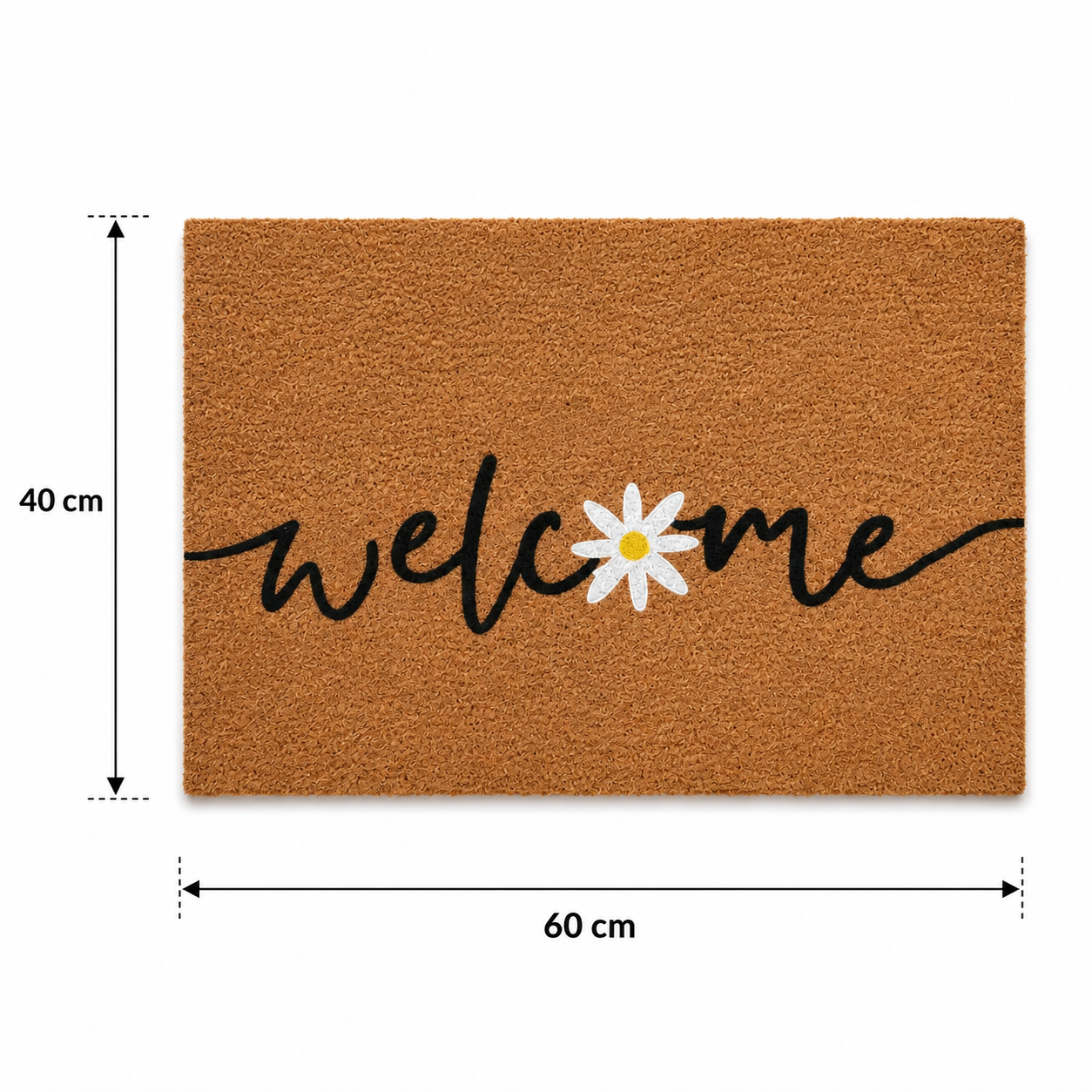 Welcome Flower Doormat