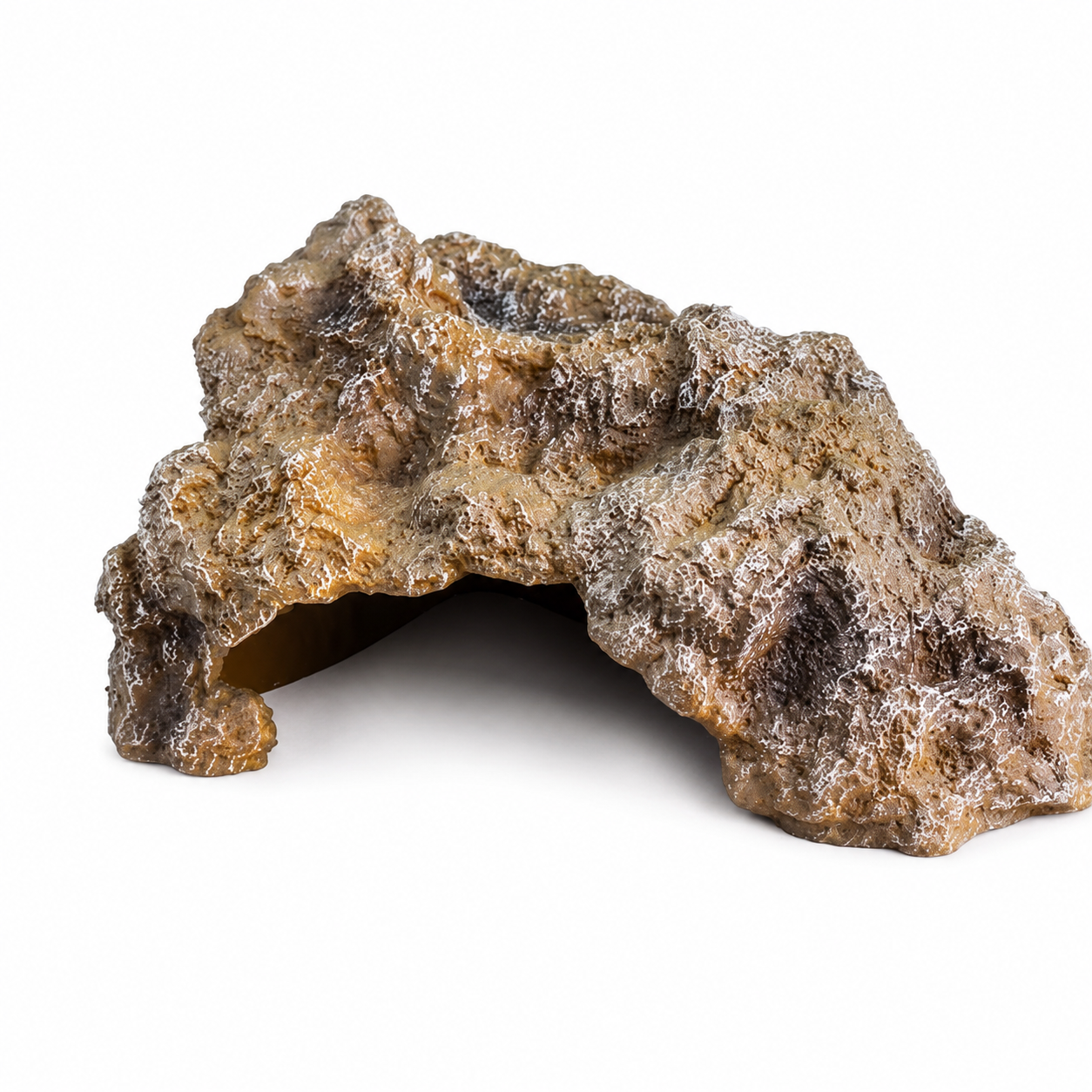 Natural Resin Rock Reptile Hide Cave