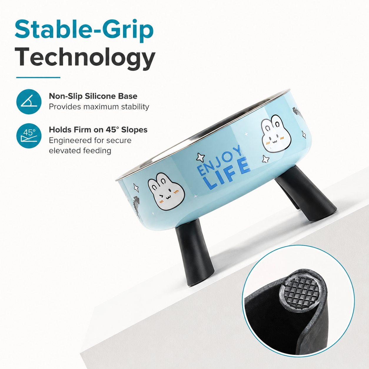 Durable Stainless Steel Pet Feeding Dish for Everyday Cat and Dog Use