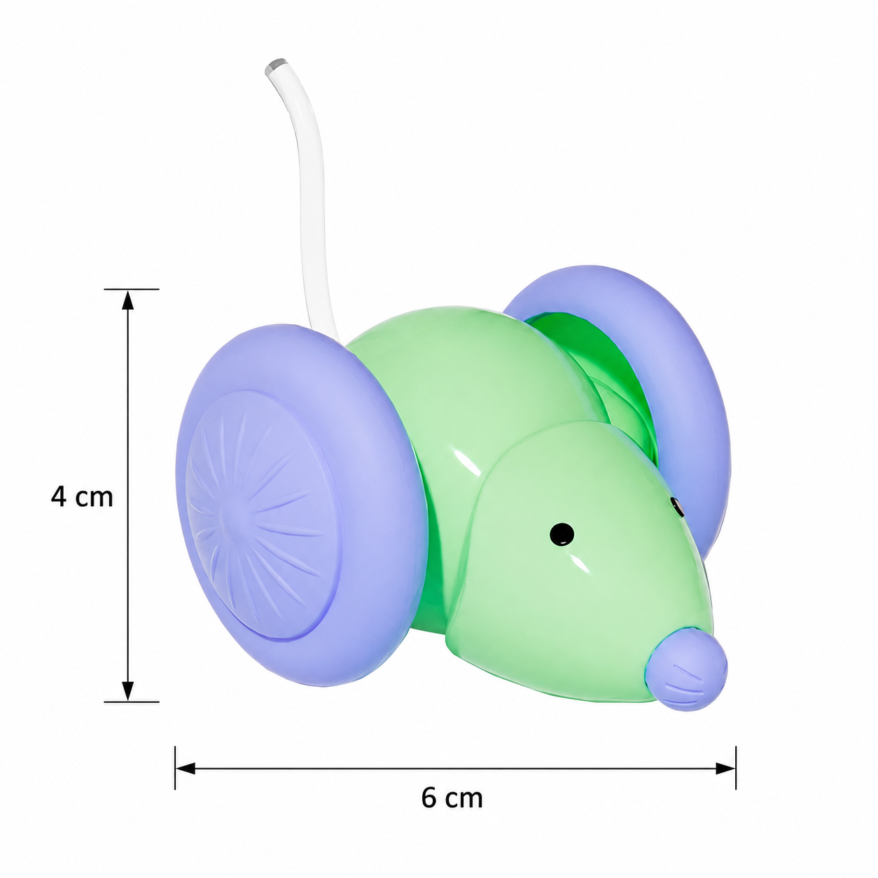 Rechargeable Interactive Mouse Cat Toy with Automatic Obstacle Avoidance