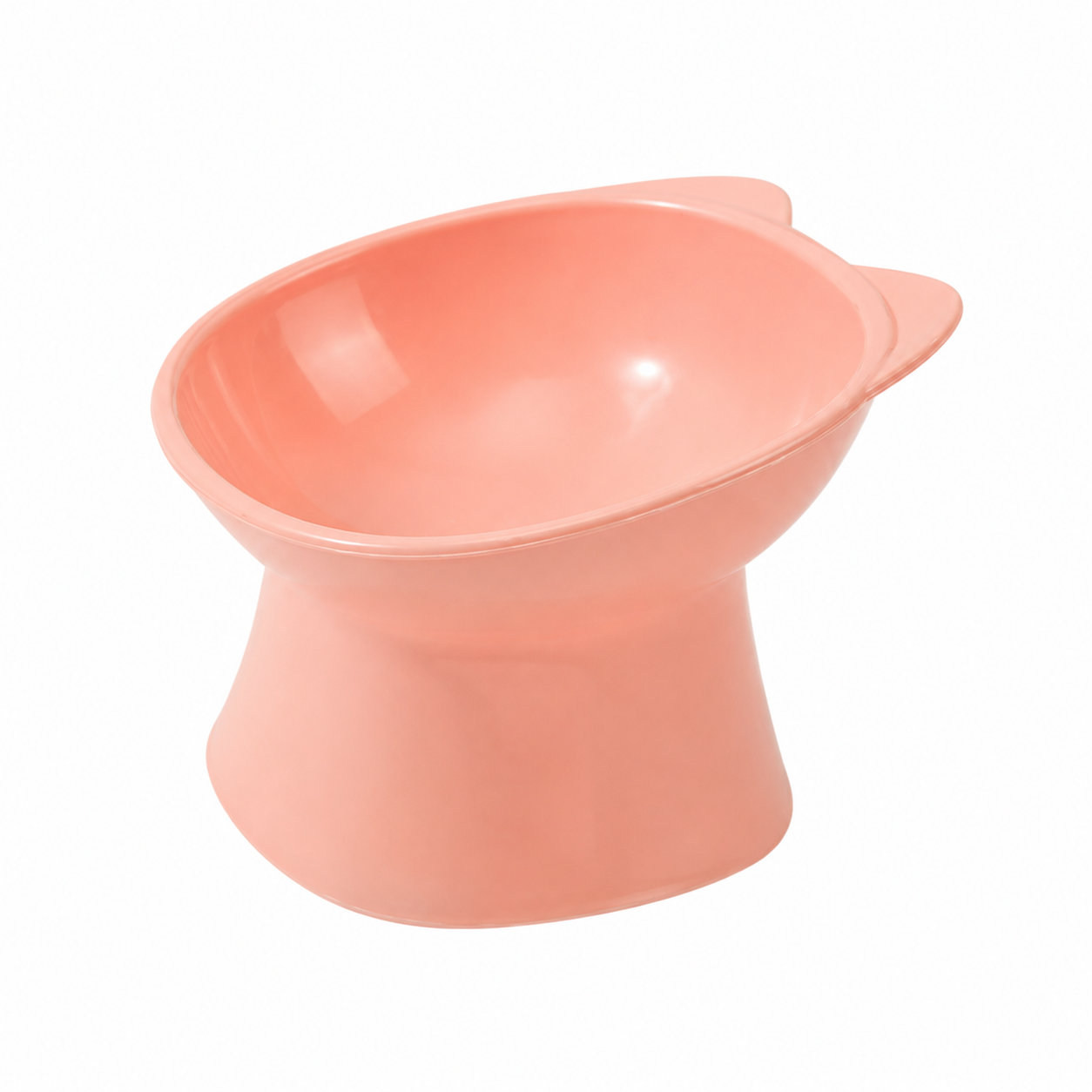 Elevated Cat Feeding Bowl - Pink