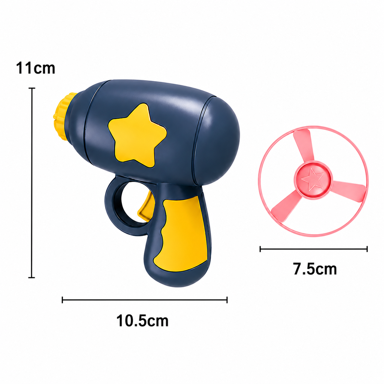 Mini Flying Disc Shooting Gun for Cats