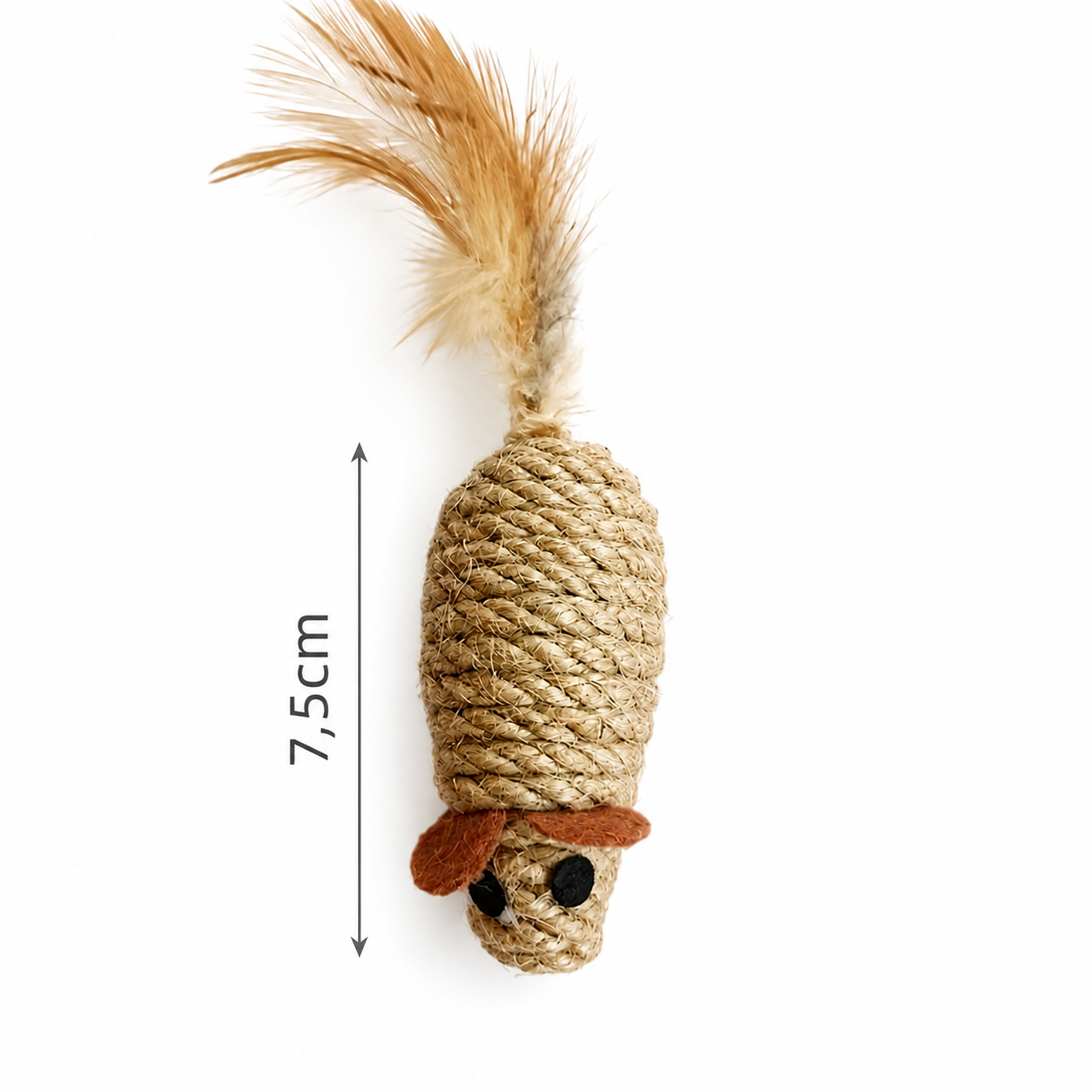 4 Piece Sisal Mouse Cat Toy